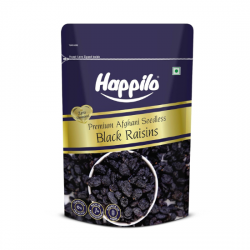 Happilo Premium Afghani Black Raisins Seedless 